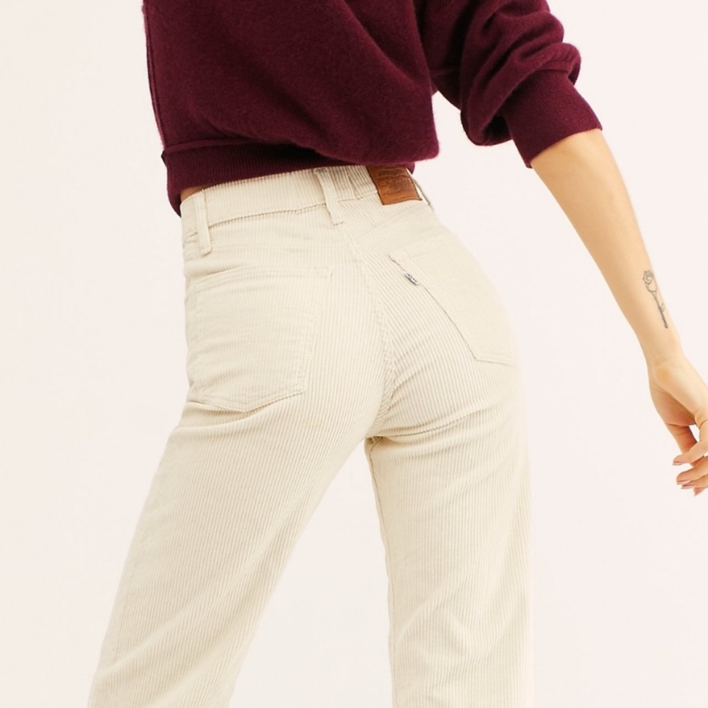 NWT Levi’s Ribcage Straight Ankle Corduroy Pants - Picture 6 of 15